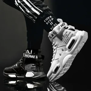 ApexCore High Top Leather Street Sneakers