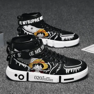 One Piece Inspired Autumn Streetwear Shoes